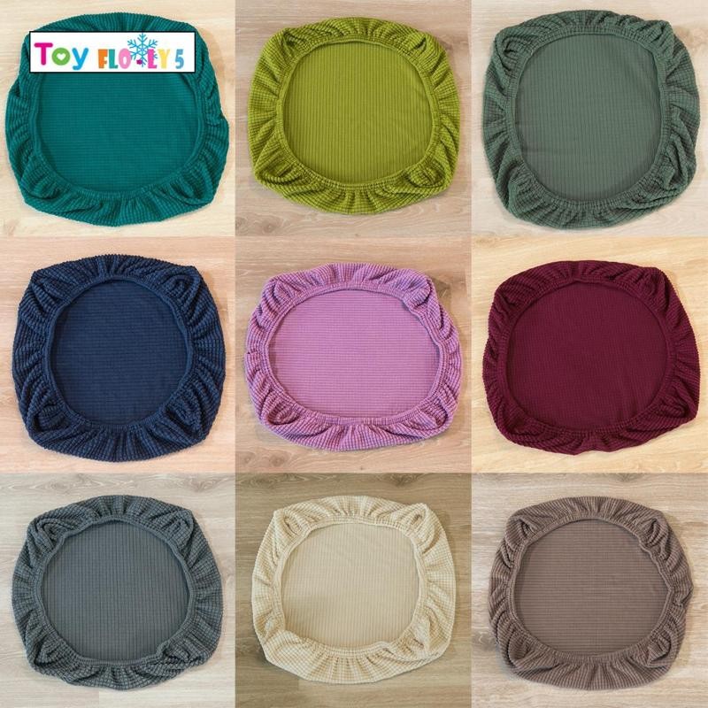 ผ้าคลุมเก้าอี้ผ้าสักหลาดผ้ายืดสีเบจสําหรับเก้าอี้สํานักงาน