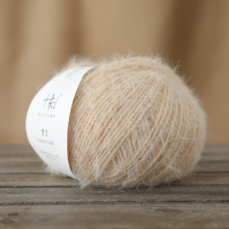 [พร้อมสต็อกจัดส่งที่รวดเร็ว] สิบแกะสลักหิมะสมบัติขนสัตว์ผสมตุ๊กตาหมวกขนสัตว์ผ้าพันคอเสื้อผ้ามือถักแพคเกจวัสดุด้าย - รูปที่ 5