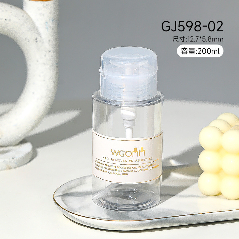 ขวดกดเพ้นท์เล็บญี่ปุ่นขวดเปล่าน้ําทําความสะอาดน้ํายาล้างเล็บแต่งหน้าน้ําบรรจุขวดร้านทําเล็บเครื่องมือพิเศษขายส่ง - รูปที่ 5