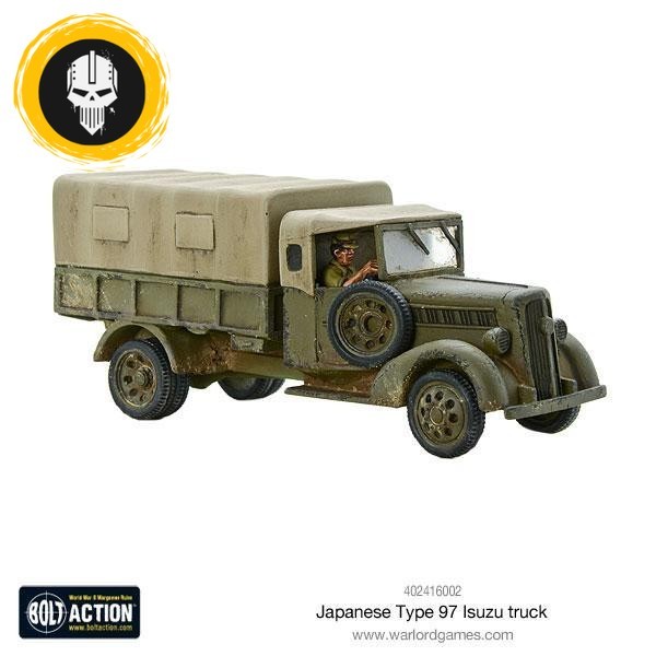 [พร้อมส่ง] WARLORD GAMES: BOLT ACTION: Japanese Type 97 Isuzu truck โมเดลยานพาหนะจำลอง