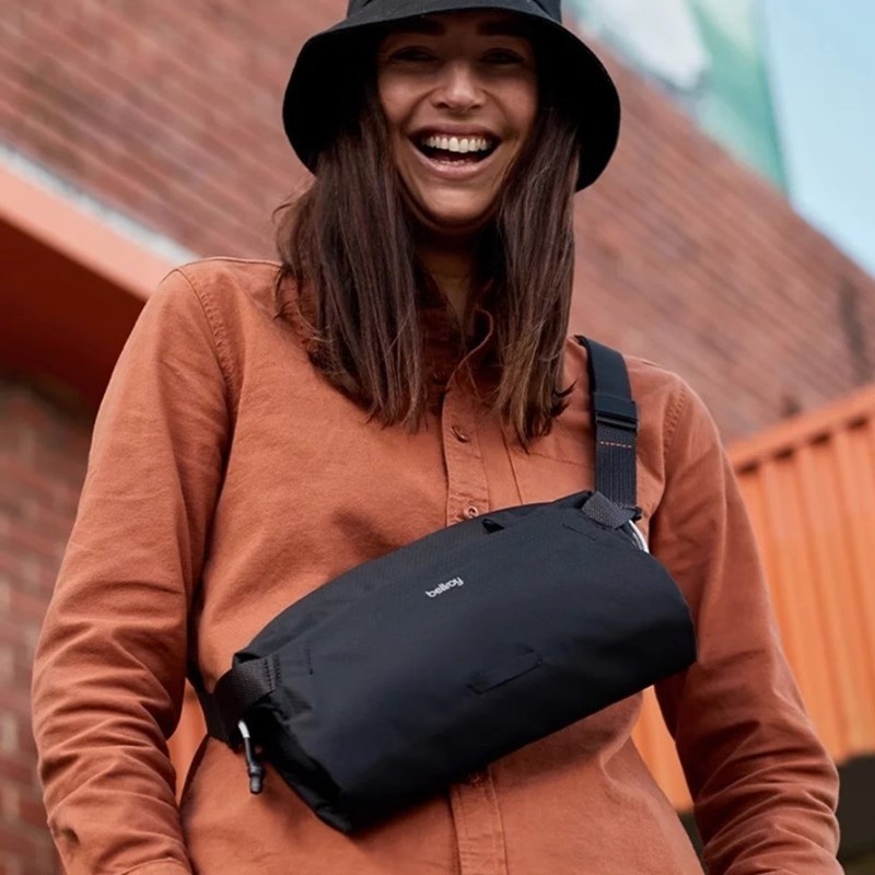 Bellroy Australia Lite Sling 7L Light Walking Chest Bag กระเป๋าสะพาย Commuter กระเป๋าคาดเอวสําหรับบุรุษและสตรี