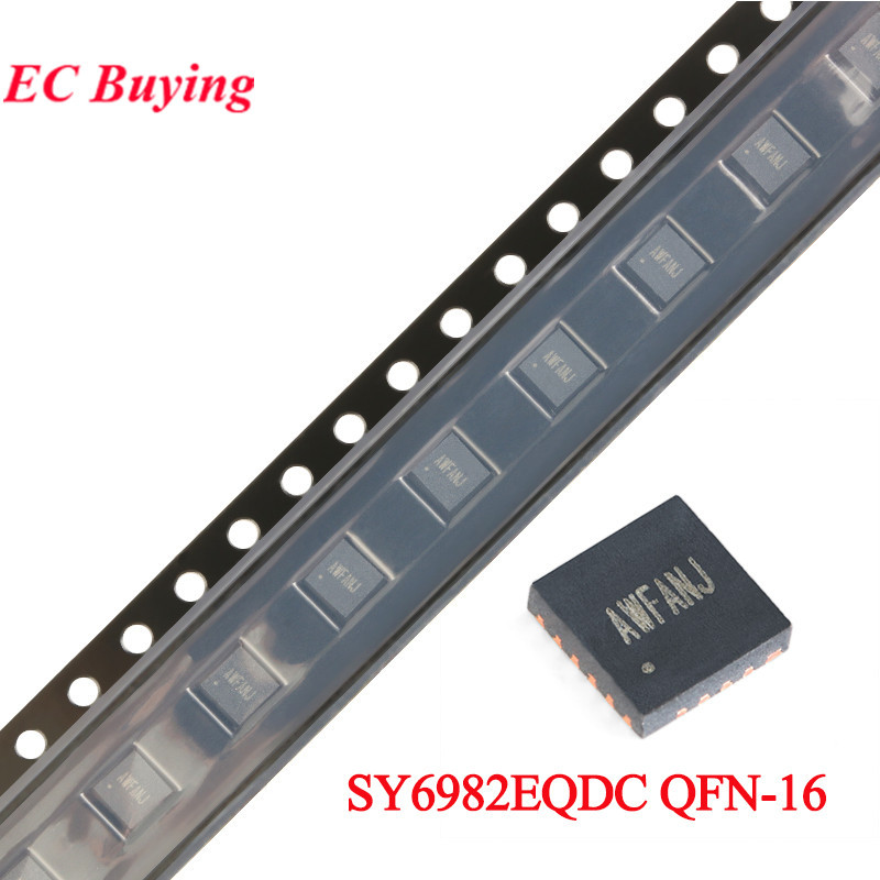 5 ชิ้น/1 ชิ้น SY6982EQDC SY6982E SY6982 QFN-16 AWF AWFGZG AWFCBE AWF4RF AWFANJ Boost Step-up แบตเตอรี่ลิเธียมไอออนเครื่องชาร์จชิป IC