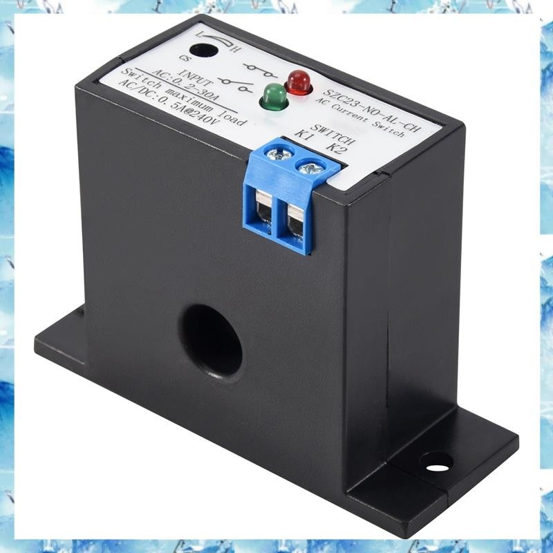 [ ] สวิตช์เหนี่ยวนําปัจจุบันszc23-no-al-ch สวิตช์ตรวจจับกระแสไฟเปิดปกติสําหรับการตรวจสอบแยกกระแส AC 