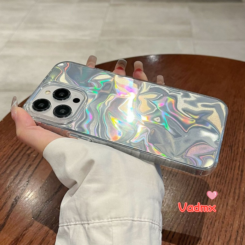 น้ําคลื่นเนื้อปกใสสําหรับoppo Reno 12 12F 11F 10 8 7 6 5 Pro Plus 4 Lite 8T 8Z 7Z 6Z 5Z 5F 5K 4F 5G 4G Glitterปลอกกันกระแทกโปร่งใสนุ่มเคสโทรศัพท์