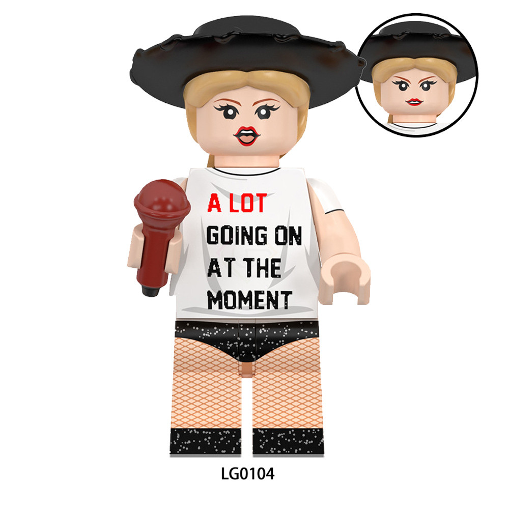 ใหม่ Arroval Super Star Pop นักร้อง Taylor Swift Ed Sheeran Daft Punk Building Blocks ของเล่นรูป - รูปที่ 5