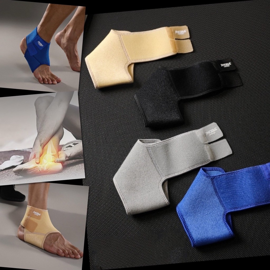 😋 พยุงข้อเท้า สายรัดข้อเท้า ที่รัดข้อเท้า กีฬา Full support ปรับขนาดได้ ผ้าข้อเท้า ankle support ป้อ