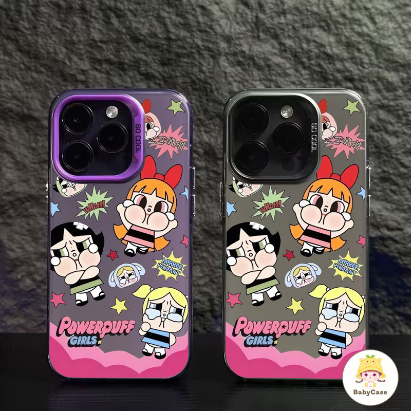 หวานสาว Powerpuff เคสIPhone 15 11 13 Pro Max 14 12 Pro Max XR 7Plus 11 Pro Max X XS Max 8 7 15 14 Plus SE 2020