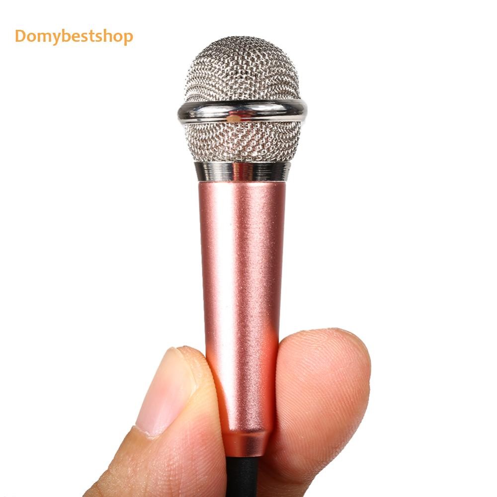 ไมโครโฟนคอนเดนเซอร์ขนาดเล็กพร้อมปลั๊ก 3.5 มม. โทรศัพท์มือถือและขาตั้งไมค์ [Domybestshop.th]