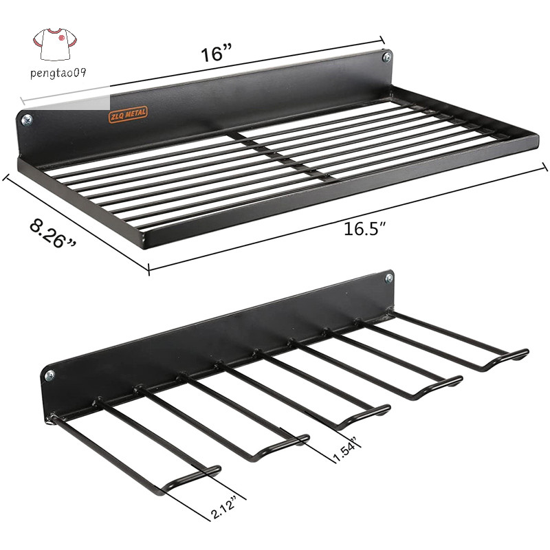 Pengtao09 ชั้นวางสว่านไฟฟ้ามือเหล็กไขควงชั้นวางเครื่องมือติดผนังชาร์จชั้นเก็บสว่านโรงรถ Powe เครื่องมือชั้นเก็บใหม่ - รูปที่ 6