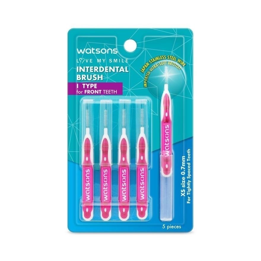 ลดเพิ่ม 30% Watsons วัตสันแปรงขัดซอกฟันทรงตัว I บรรจุ 5 ชิ้น
