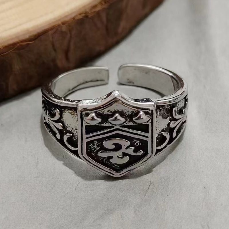 แหวน Vongola Famiglia HITMAN REBORN! แหวน เลียนแบบเงินแหวนเมฆชาย แหวนหางครอบงําอินเทรนด์ย้อนยุค