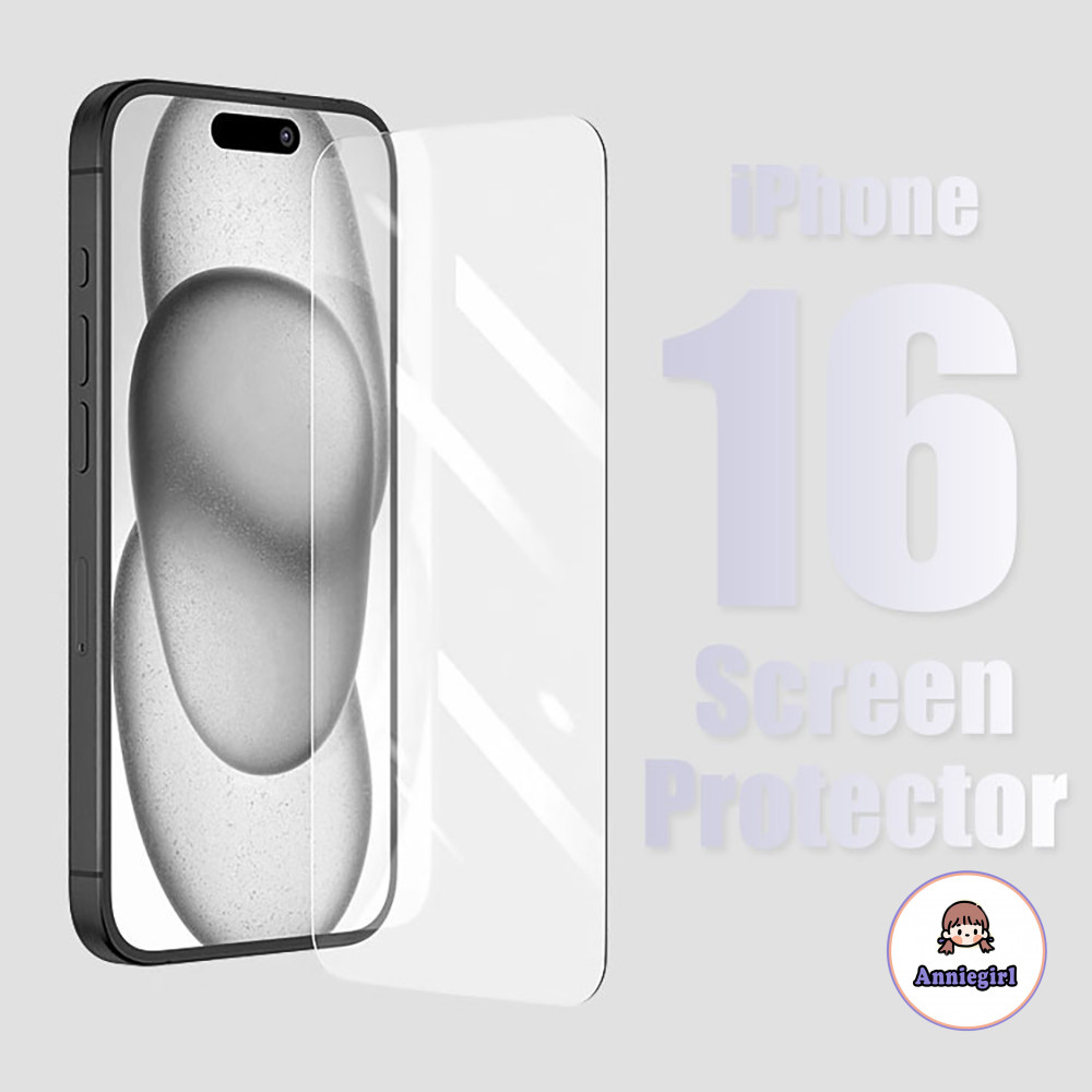 2 ชิ้น HD กระจกนิรภัยใสสําหรับ IPhone 11 15 16 Promax 16plus 12 13 14 Pro Max 15 Plus Anti-Fingerprint ป้องกันหน้าจอฟิล์มติดตั้งฝาครอบ