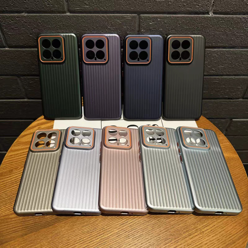 ลูกฟูกลาย Anti-Crack hard Case สําหรับ Xiaomi 14 13 Pro Case Mi13 Mi14 Ultra Phone Cover