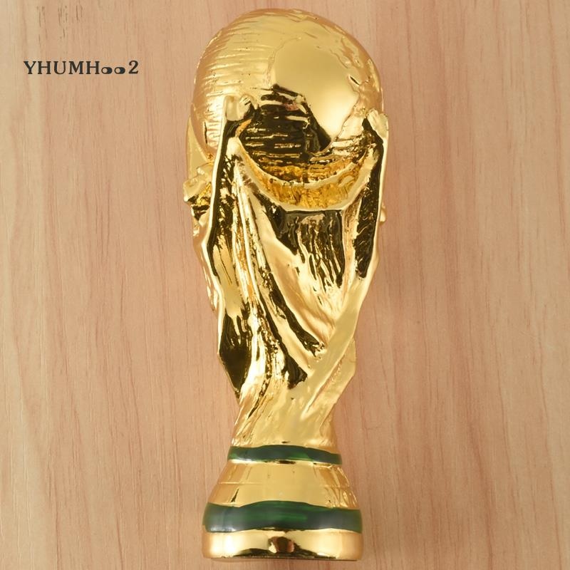 2022กาตาร์ฟุตบอลโลกถ้วยรางวัลเต็มชุบทองเรซิ่นถ้วยรุ่นของที่ระลึกฟุตบอลหัตถกรรมตกแต่งแฟน