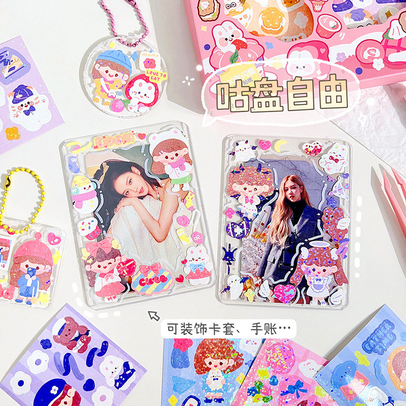 O158 สติ๊กเกอร์รูปน่ารักๆ สําหรับตกแต่งไดอารี่ ไดคัท ลายน่ารัก ตกแต่ง DIY พร้อมส่ง - รูปที่ 2