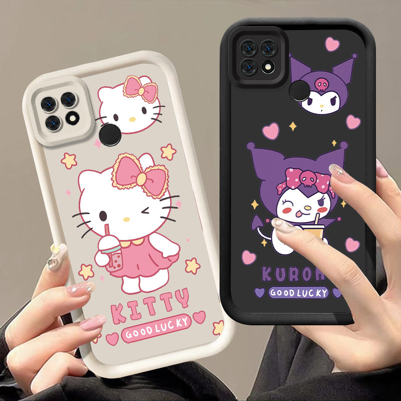 เคส oppo a15 oppo a15s ฝาครอบ bts เคสโทรศัพท์ hello kitty&Kuromi สําหรับ