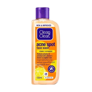 Clean & Clear คลีน แอนด์ เคลียร์ เฟส วอช แอคเน่ สปอต วิตามินซี 100 มล.