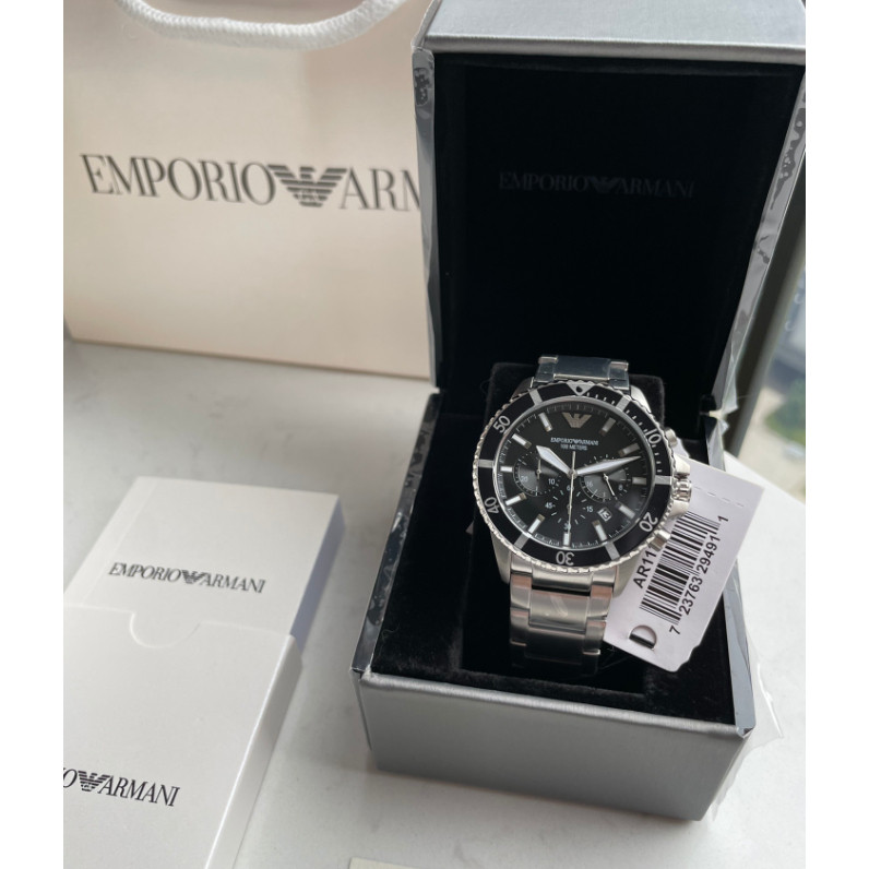 Emporio  Armani Chronograph Stainless Steel Watch AR11360 AR11361 AR11362 AR11363 43mm