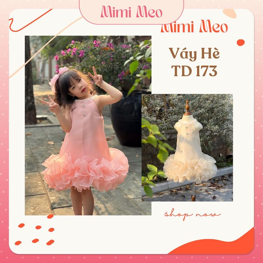 [ภาพจริง] [TD173 - ชุดฤดูร้อน] - ชุดเดรสกันแดดทรงเอ - กระโปรงบานมีสไตล์