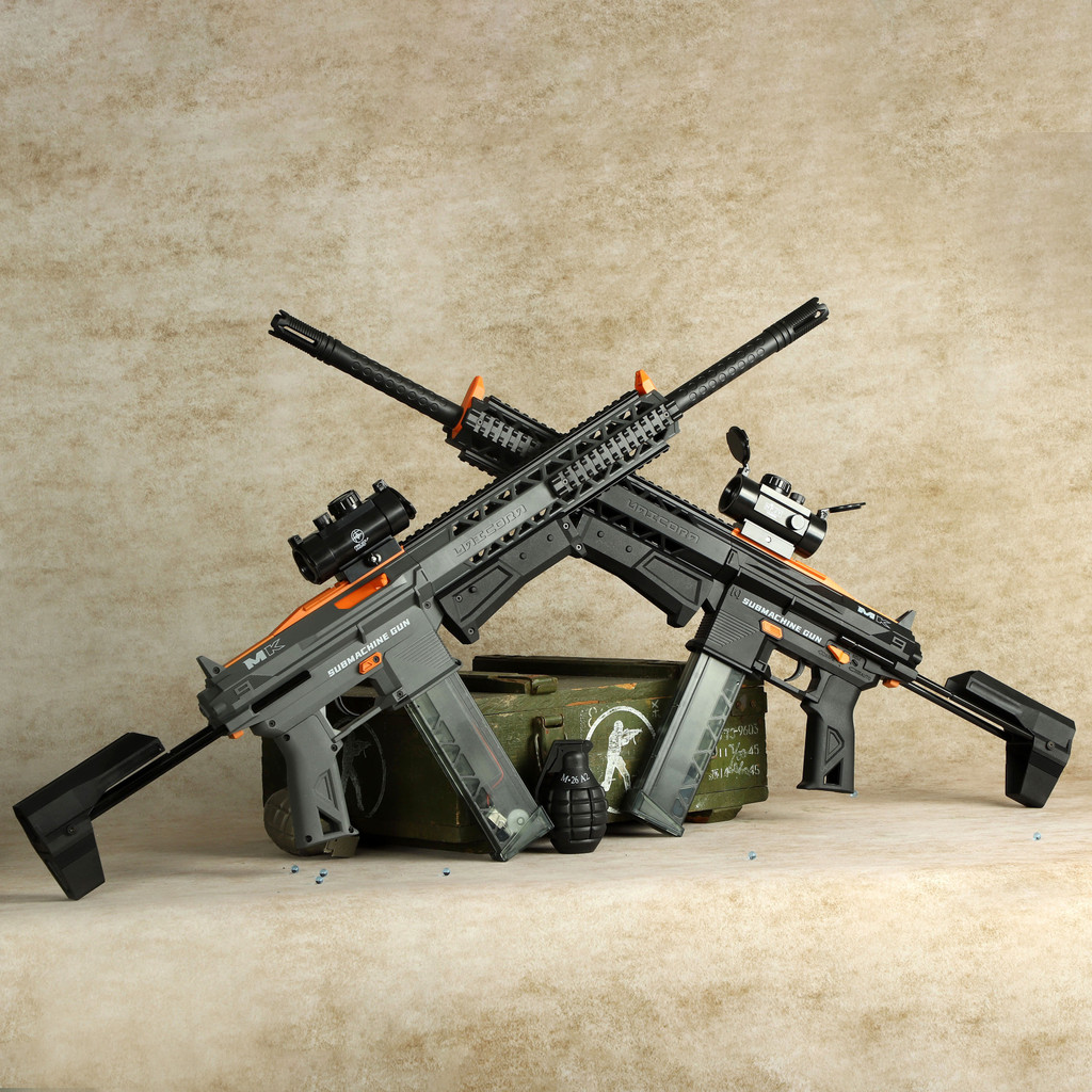 ปืนเด็กโตอึด mk9 5.0 ระบบไฟฟ้าต่อเนื่อง ชุดเล่นขนาดใหญ่ ทำจากวัสดุไนล่อน ที่น่าสนใจและเป็นเลิศที่สุด