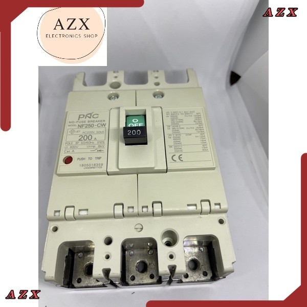 ถูกสุด! NF-250cw3p 200Aแบรกเกอร์ พร้อมส่งออกบิลได้ พร้อมส่ง