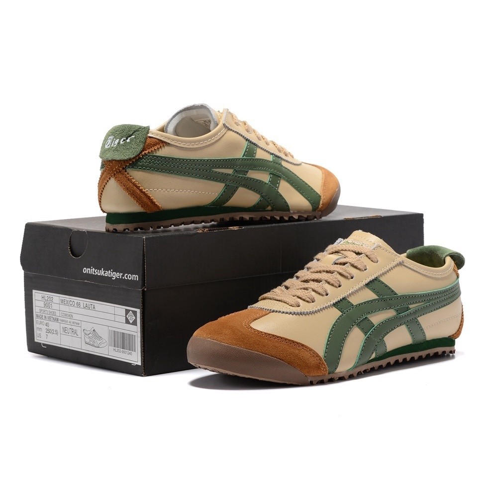 Onitsuka Tiger (Onitsuka tigersheepskin) เม็กซิโก66% ชายและหญิงรองเท้าวิ่งแท้ adz ZC