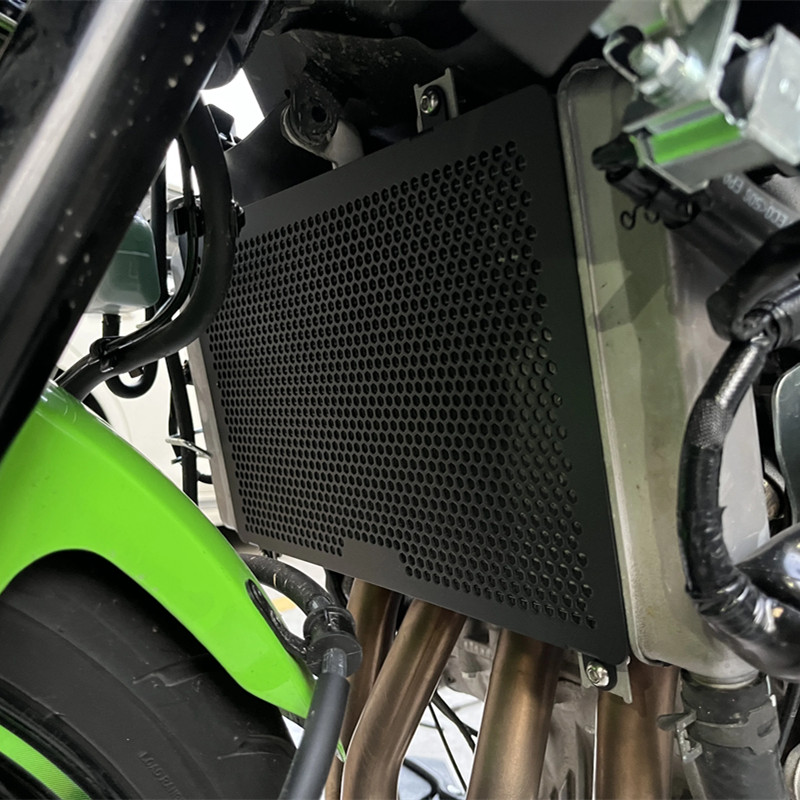 สําหรับ Kawasaki Ninja ZX25R ZX4R ZX4RR หม้อน้ํา Grille ฝาครอบป้องกัน Grill Guard Protector w/ถั่ว