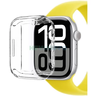 ครอบคลุมเต็มรูปแบบtpuป้องกันกรณีสําหรับiwatch S10 42 มม.46 มม.โปร่งใสวงกลมรูนาฬิกาสําหรับIwatch Series 10 9 8 7 se 6 5 4 3 Ultra2 49 มม.45/41/44/40/38 มม.กรณี