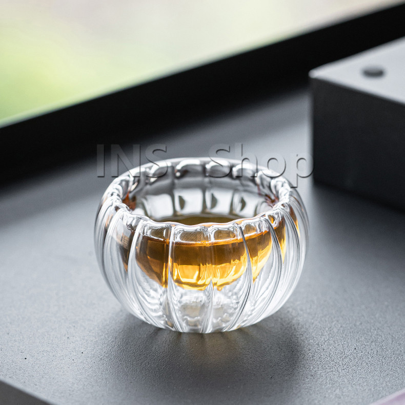 INS แก้วชา ถ้วยจอก แก้วใสสองชั้นทนความร้อน Tea Cups