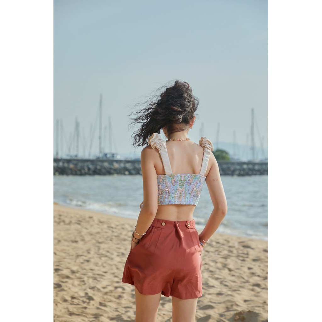 JELLYFISH TIE TOP – เสื้อไหล่ฟู ผูกโบว์หน้า ราคา ถูกที่สุด ดีลบีเคเค แกลเลอรีภาพที่ 8