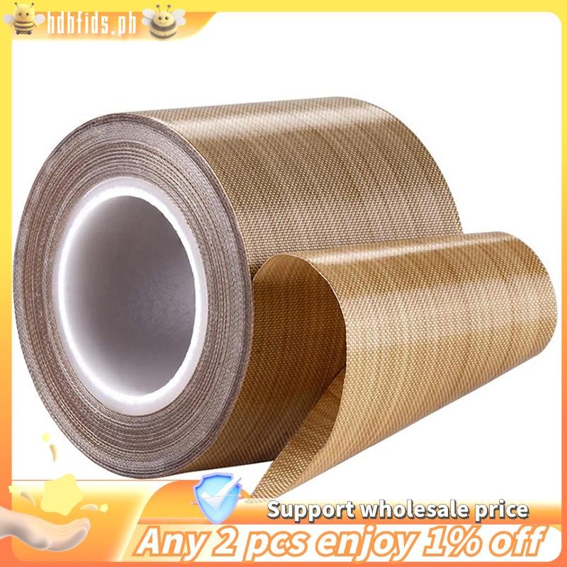 -PTFE Tape/PTFE Tape สําหรับเครื่องซีลสูญญากาศ,เครื่องซีลมือและ Impulse (2 นิ้ว x 33 ฟุต)
