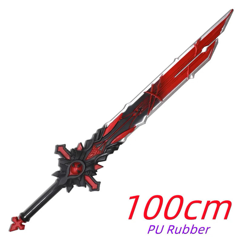 WW Game Genshin Impact Project Weapon Diluc Ragnvindr Sword The End Of The Wolf Sword Cosplay Safety