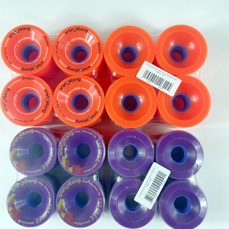 Orangatang High Resilience Wear-Resistant Wheel OT สเก็ตบอร์ด Longboard Surfing Land Surfing Flat Flower Dance Board Wheel 70 65