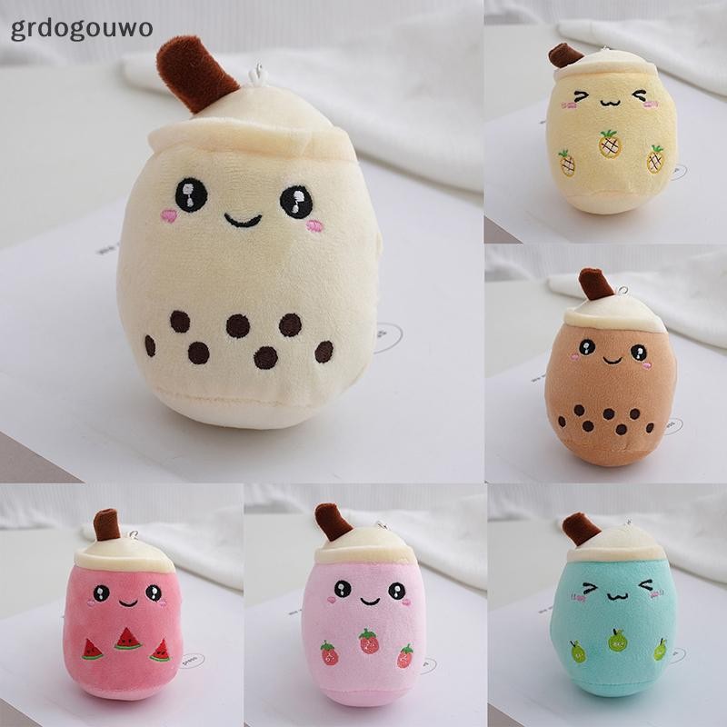 Grdog 1 PC Bubble ถ้วยชาของเล่นตุ๊กตา Kawaii ผลไม้นมชาออกแบบเด็กตุ๊กตาตุ๊กตา th