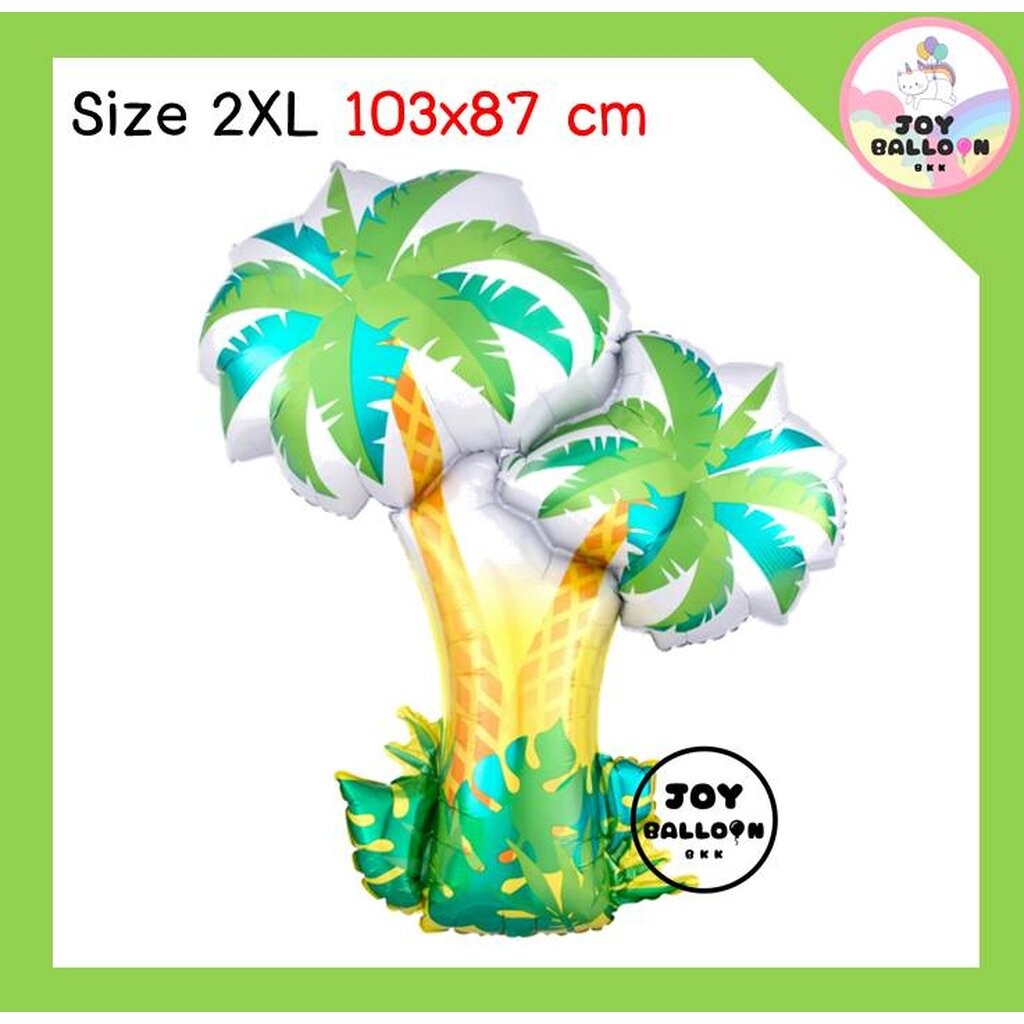 ลูกโป่งต้นมะพร้าว ลูกโป่งต้นไม้ ลูกโป่งใบไม้ ลูกโป่งฟอยล์ตกแต่งงานวันเกิด ปาร์ตี้ธีมป่า ธรรมชาติ ทะเล ตกแต่งห้อง ถ่าย... - รูปที่ 6