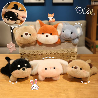 Raccoon Plush WRIST Pad Soft Plush Animal Mouse Pad Rest เดสก์ท็อปของเล่นเพื่อนของขวัญ