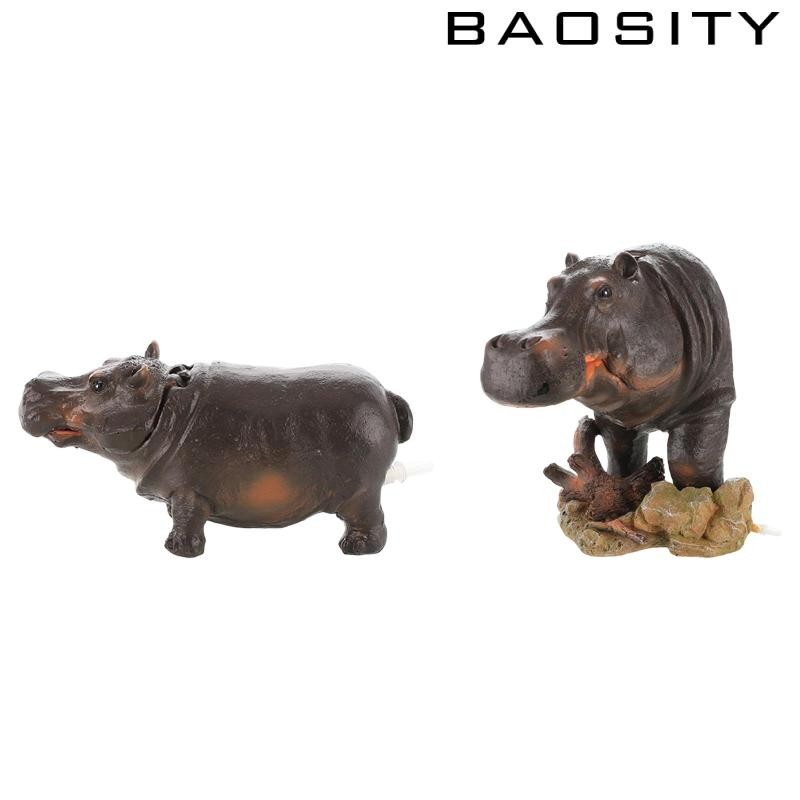 [Baosity] Air Bubbler Hippo Fish Tank Bubbler ตกแต่งสําหรับตู้ปลาฤาษีปู