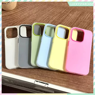 เคสโทรศัพท์แบบ 2 in 1 ซิลิโคนใส เคสเยลลี่ เคสไอโฟน 13 For iPhone 16 15 14 13 12 11 Pro Max X XR XS Max 7 8 6 Plus เคส