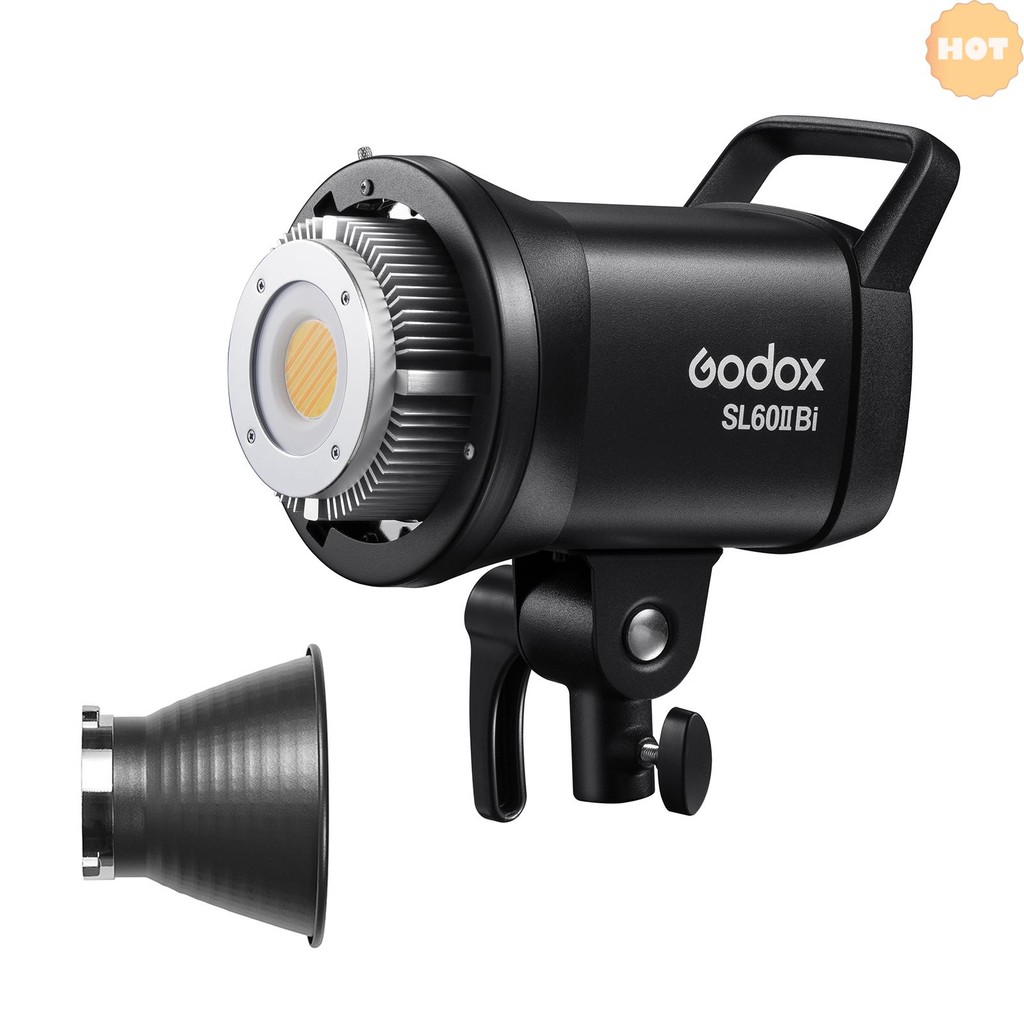 [2025 Super Sale]Godox SL60IIBi สตูดิโอแบบพกพาไฟ LED 75W การถ่ายภาพเติมแสง 2800K-6500K ในตัว 11 FX เ