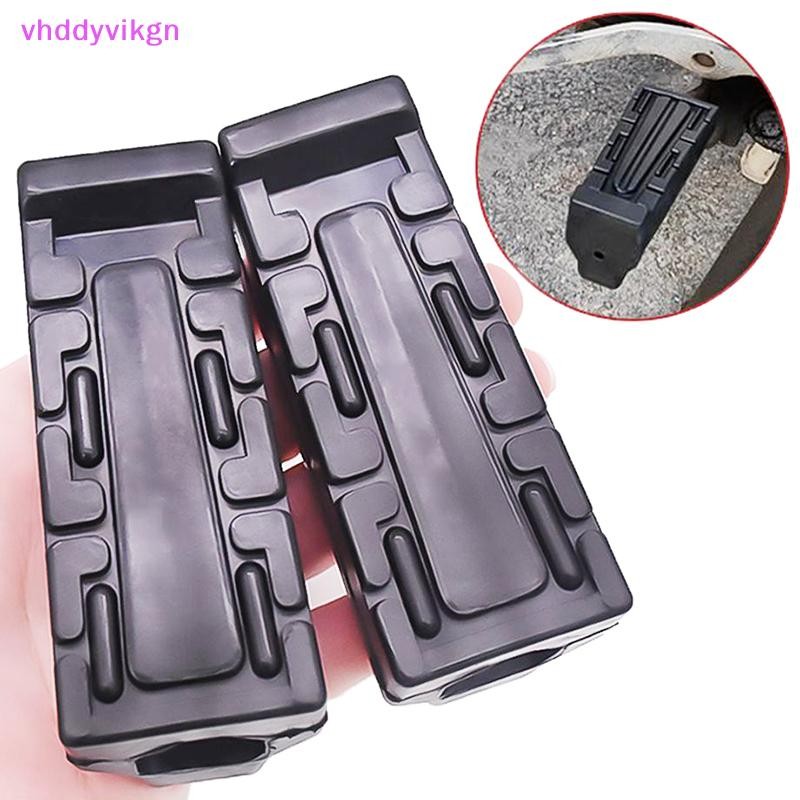 VHDD 1 คู่ยางด้านหน้าเหยียบพักเท้าหมุดเท้าสําหรับ YBR 125 Repose Pieds Moto อุปกรณ์เสริมรถจักรยานยนต
