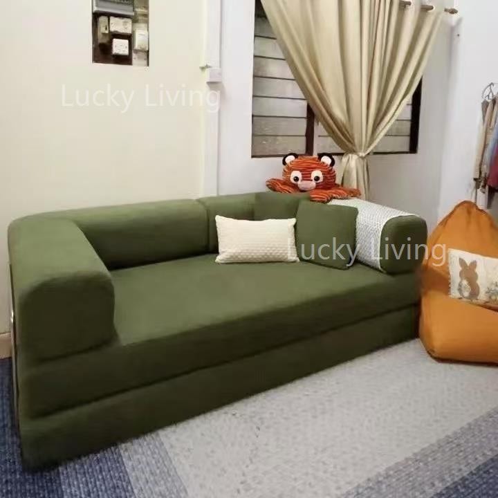 ApeHome ผู้เอนกายเสื่อทาทามิมัลติฟังก์ชั่สบายๆเรียบง่ายนุ่ม Teddy sofa