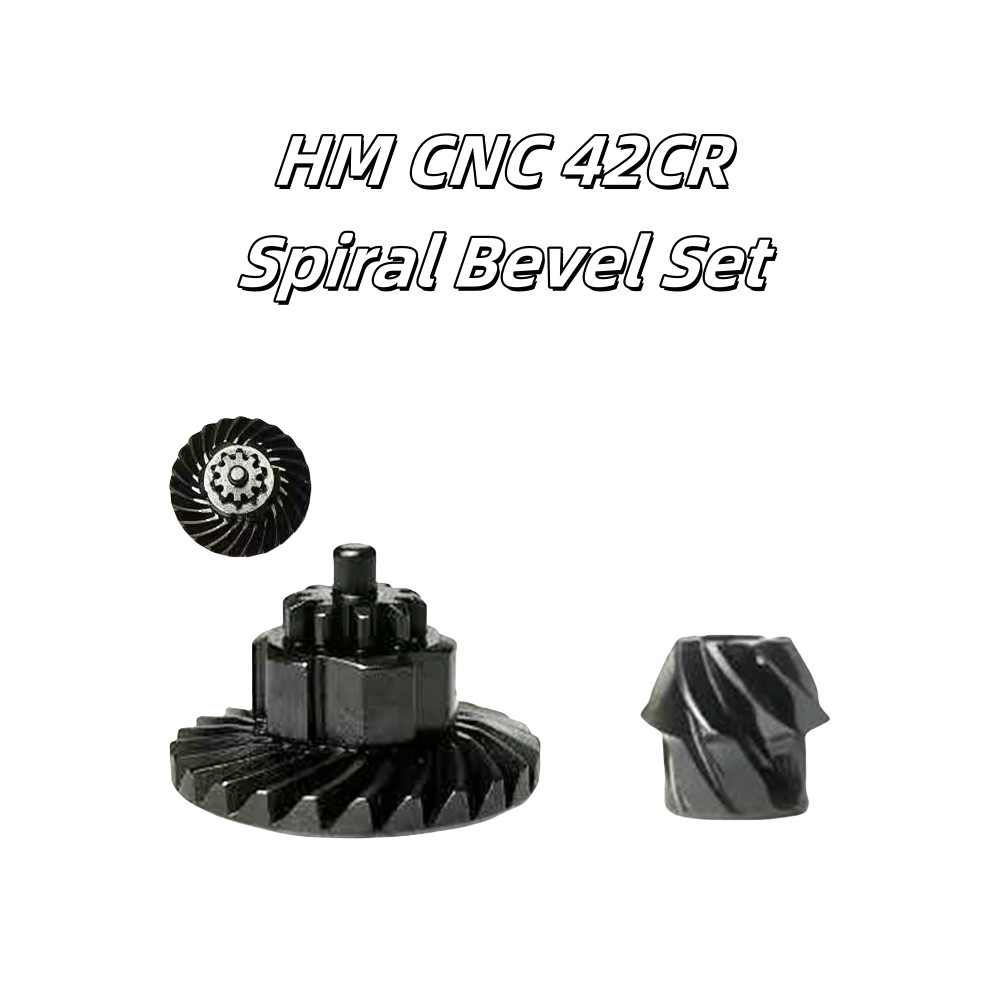 HM CNC 42CrMo ฟันเอียงเกลียวเหล็กทั้งหมด + ฟันมอเตอร์ชุดรถจักรยานยนต์