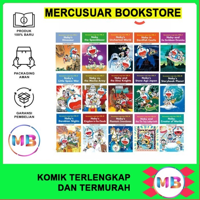 Doraemon Long Tales Comic (17 Book Series) (ภาษาอังกฤษ) - MercusuarBookstore