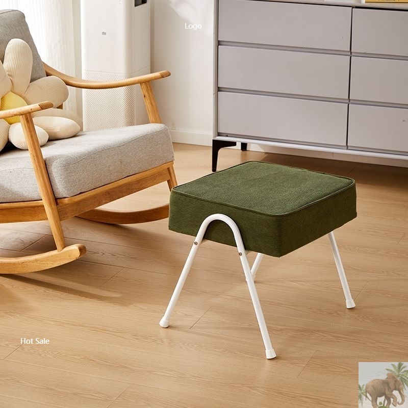 Sofa Chair Footstool Home Lamp Dressing Stool Velvet Shoe Changing Stool Low Stool Dining Stool Mult