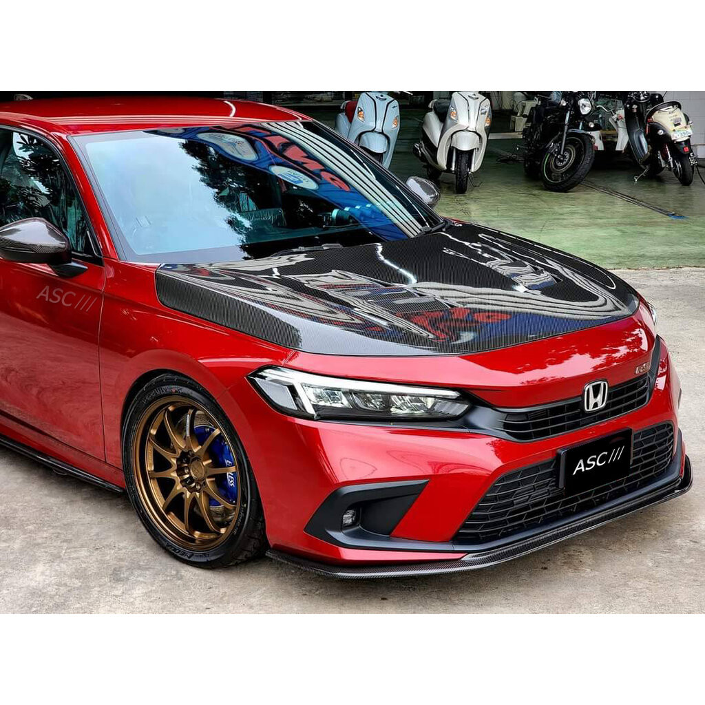 ลิ้นคาร์บอน Civic FE 2021 2022 2023 - ลิ้นแต่งรอบคัน Civic FE แต่งสวย ของแต่ง Civic FE CARBON