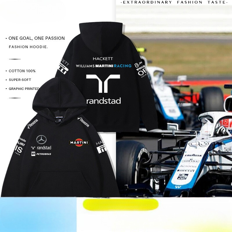 ชุดแข่ง Williams Mercedes F1 Hoodie Randstad Hoodie