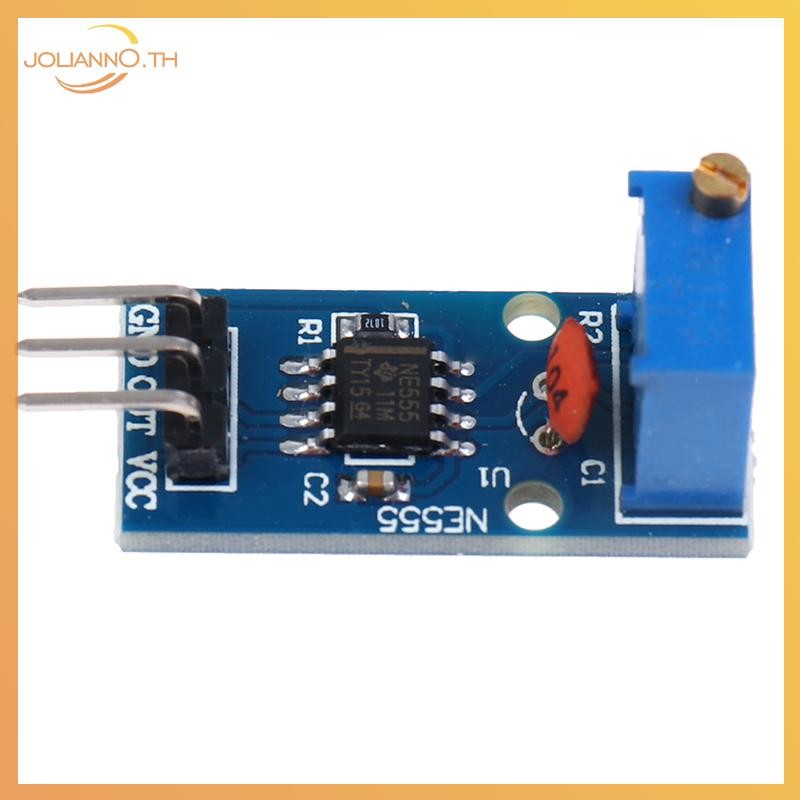 Joliann0 NE555 โมดูลเครื่องกําเนิดไฟฟ้าชีพจรที่ปรับได้ NE555 ชิป th
