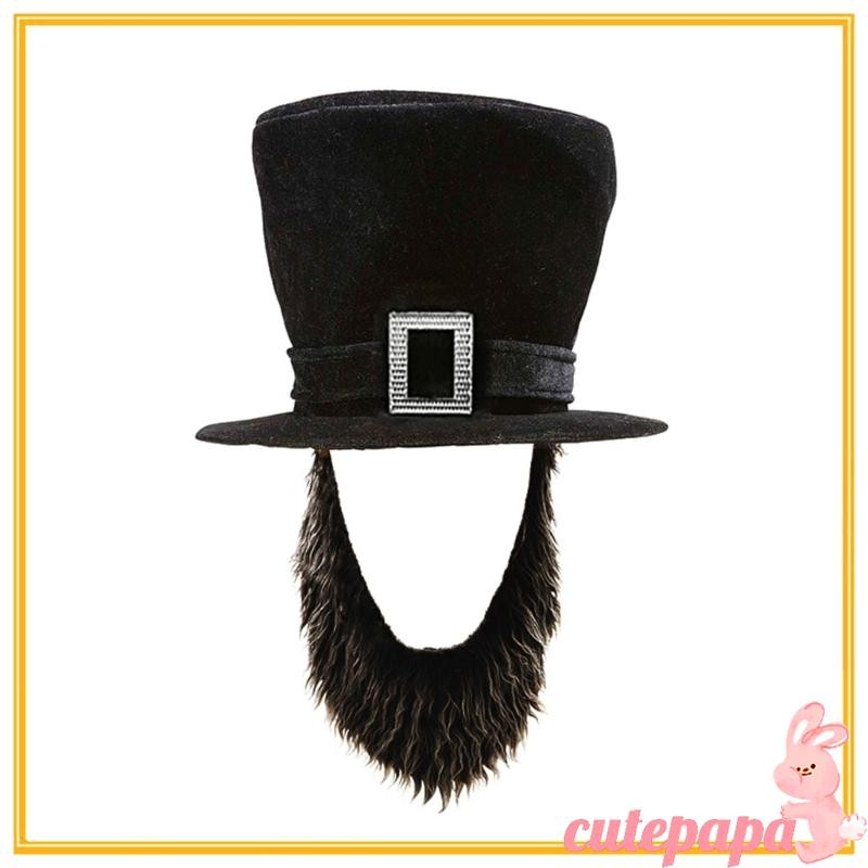 Cutep Jovial หมวกโจรสลัดยืดหยุ่นและเคราสมจริงสําหรับการแสดงบนเวที