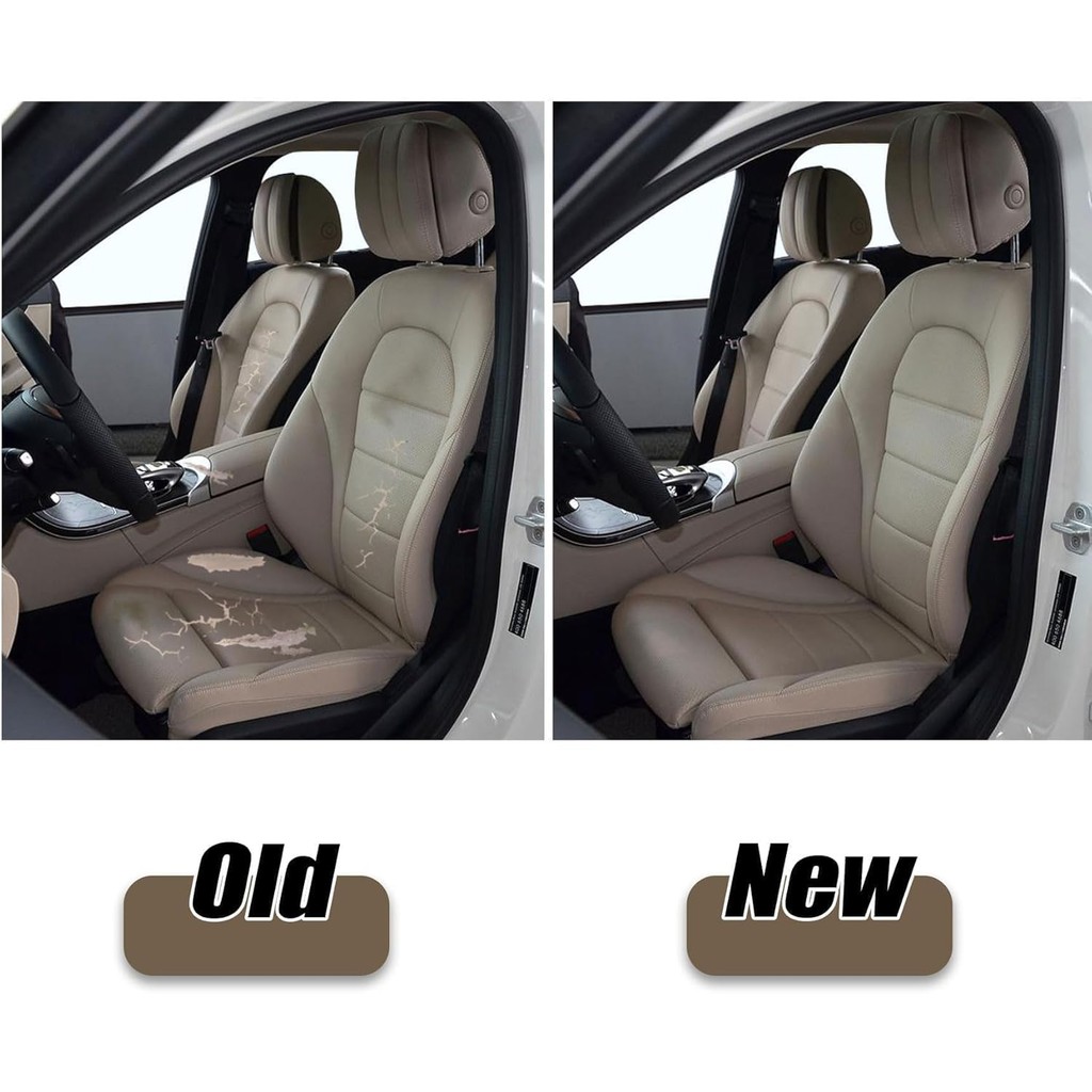 ไดร์เวอร์ด้านข้างด้านล่างหนังไมโครไฟเบอร์ Perforated ฝาครอบที่นั่ง Tan ใช้งานร่วมกับ Mercedes Benz C