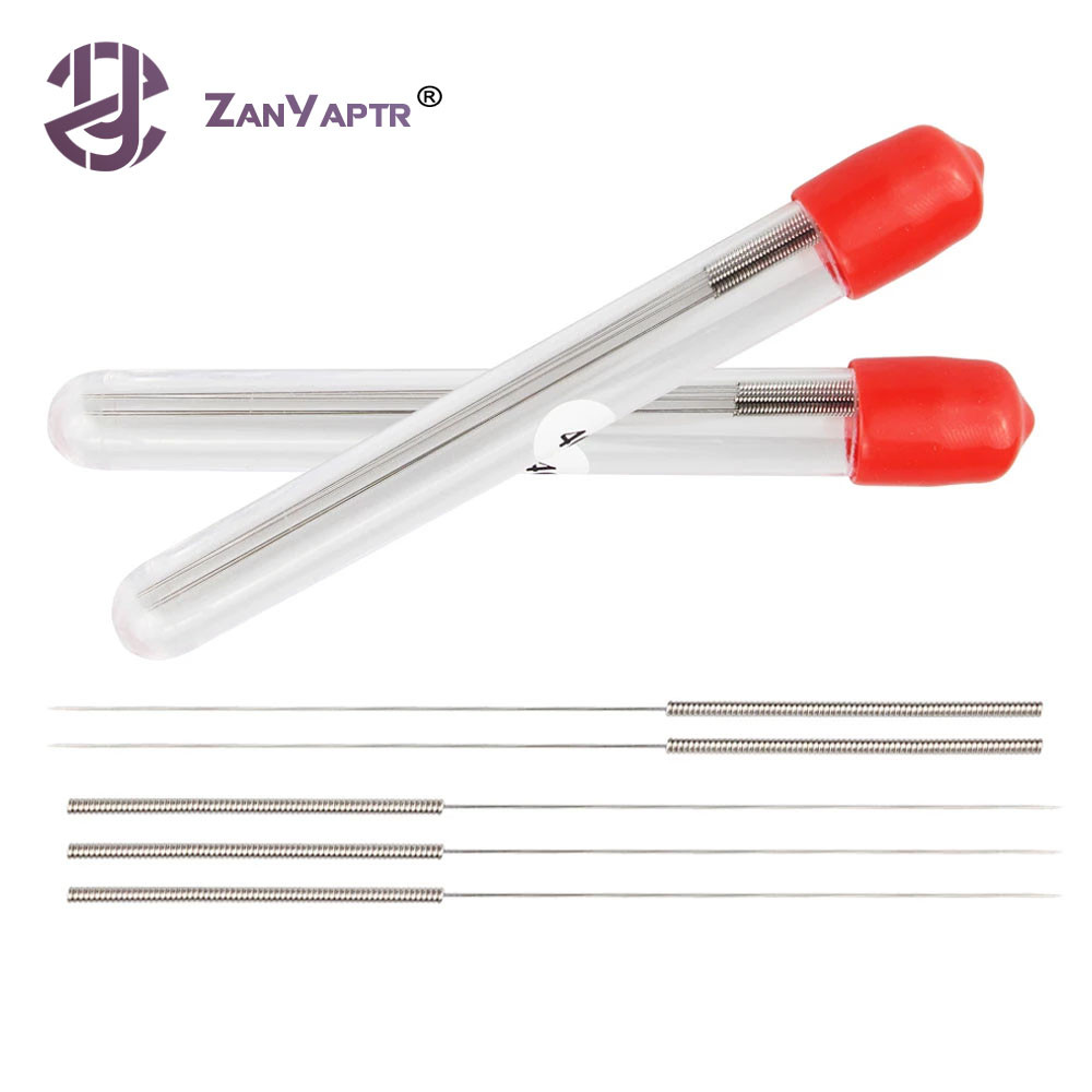 5Pcs/lot Nozzle Cleaning Needle Stainless Steel 0.15mm 0.2mm 0.25mm 0.3mm 0.35mm 0.4mm Part Drill Fo